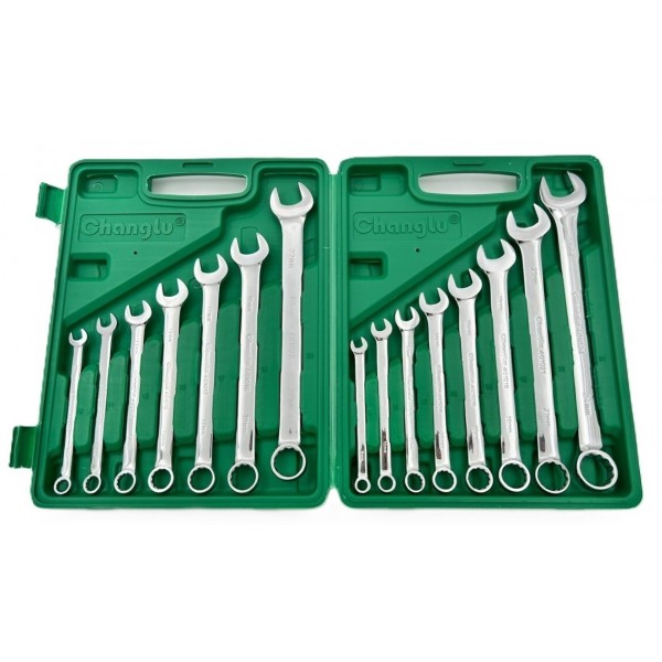 Kombinuotų raktų rinkinys (15vnt)(8-24mm) Kombinuotų raktų rinkinys (15vnt)(8-24mm)